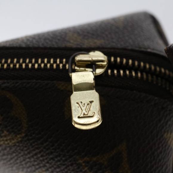 LOUIS VUITTON Monogram Trousse Demi Ronde Cosmetic Pouch M47520 LV Auth 49355 - Picture 8 of 16